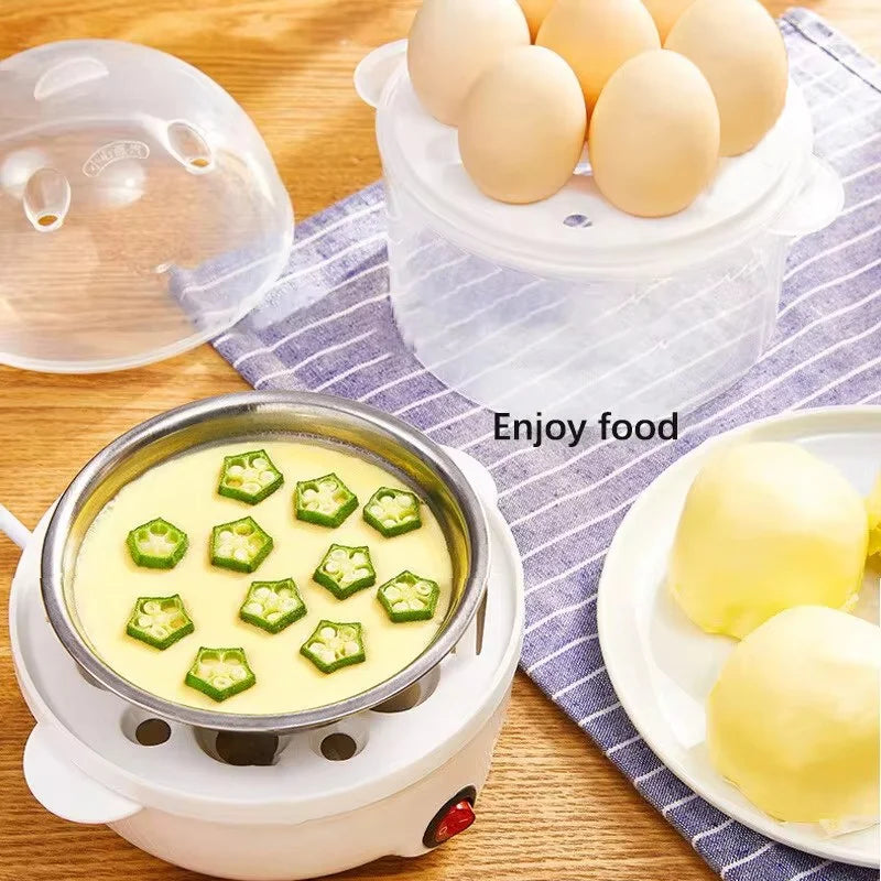 Double Layers Egg Cooker
