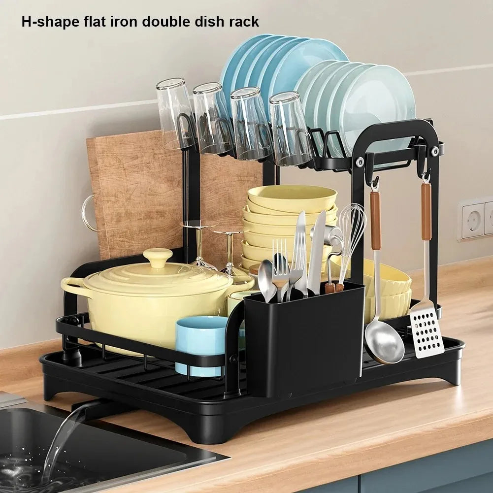 Dish Bowl Drainer Storage Rack