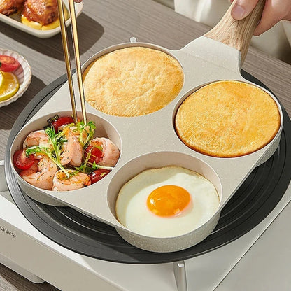 4-Hole Non-Stick Pan