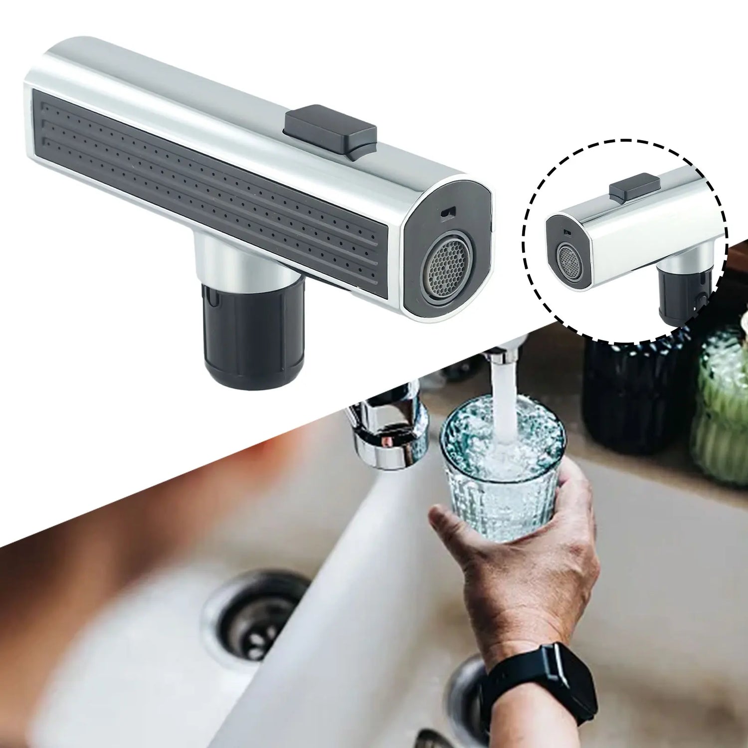 Kitchen Faucet 3-in-1 Pull-Out Faucet