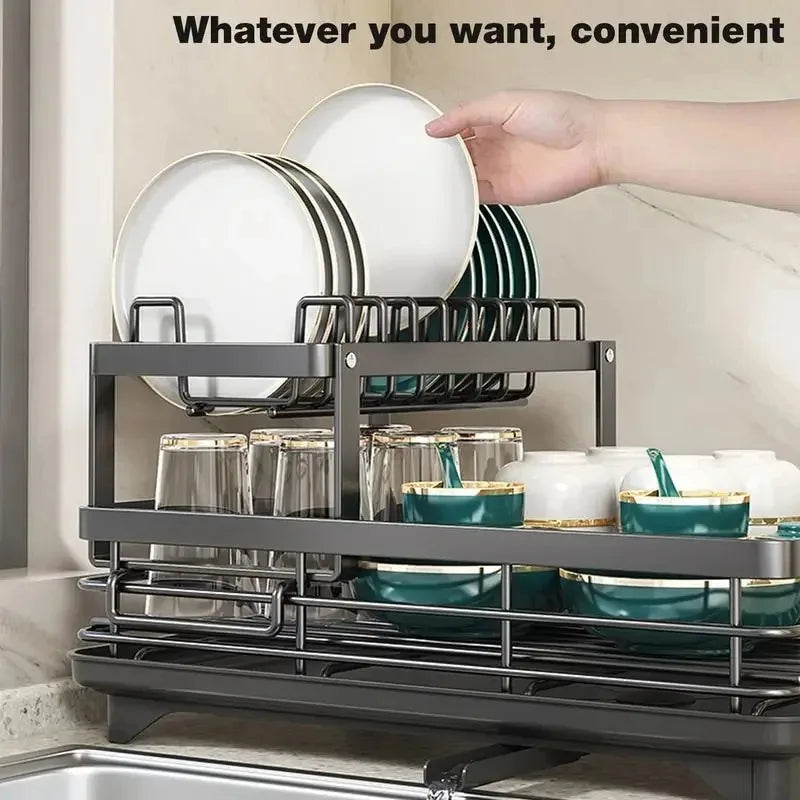 Adjustable Dish Drying Rack