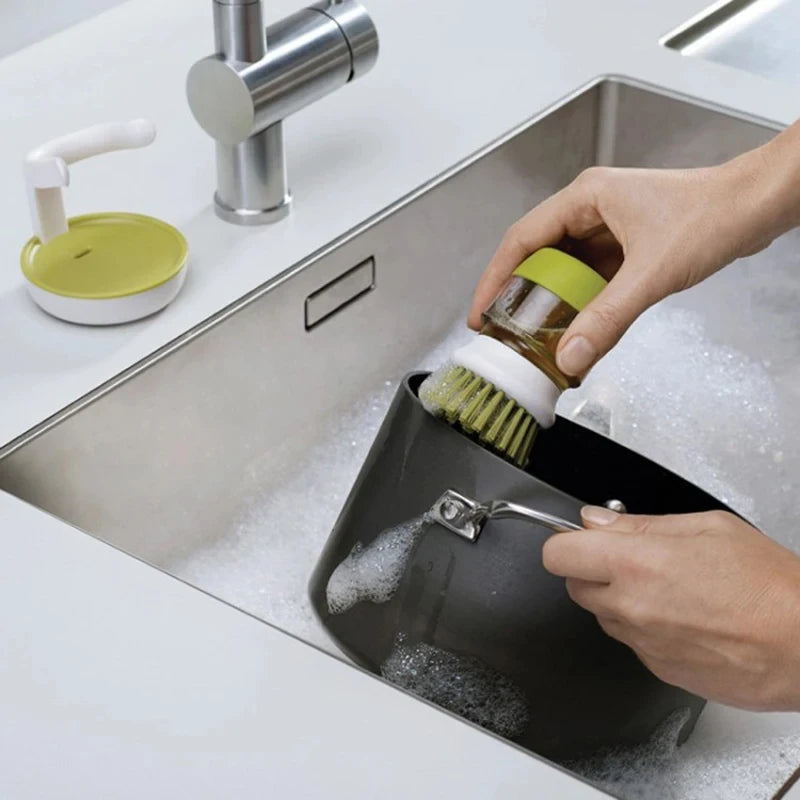 Dish Brush with Soap Dispenser