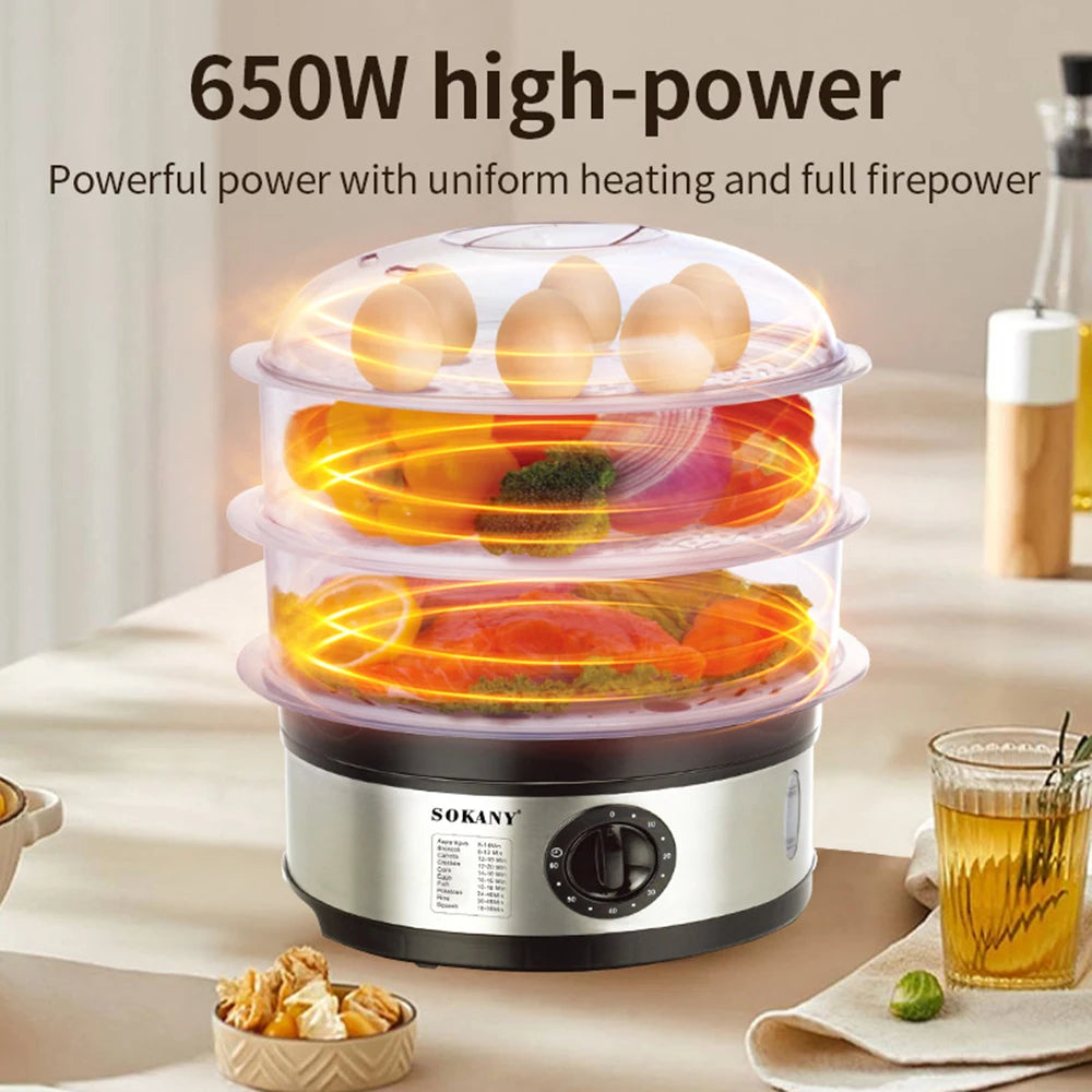 Electric Kitchen Food Steamer